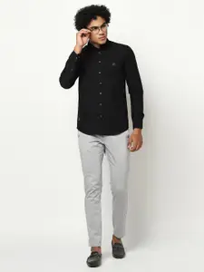 Blue Buddha Men Regular Fit Solid Cotton Casual Shirt