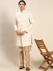 KISAH Men Kurta Indowestern Sherwani Set
