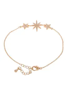 AQUASTREET Women Gold-Plated Charm Bracelet
