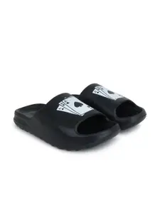 Pampy Angel Men Printed Rubber Sliders Flip Flops