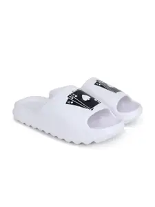 Pampy Angel Men Printed Rubber Sliders Flip Flops