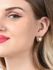 AMI Gold-Toned Set of 20 Contemporary Studs Earrings