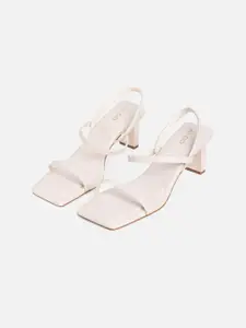 ALDO Women Off White Block Pumps