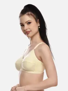 FIMS Beige Cotton Blend Everyday Non-Padded Bra
