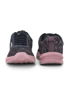 Liberty Women Blue Mesh Running Non-Marking Shoes