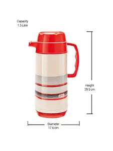 Milton Cream-Coloured Regal Tuff Inner Stainless Steel Jug 1.5 L