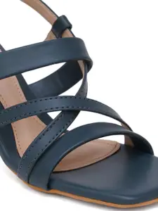 SHUZ TOUCH Women Blue Block Pumps