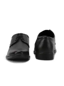 Liberty Men Black Solid Formal Derbys