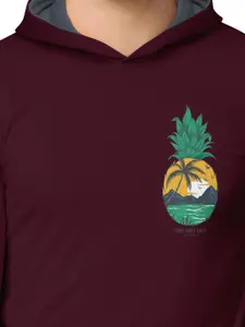 BULLMER Pack of 2 Men Printed Hooded Sweatshirt