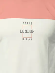 BULLMER Men Pack of 2 Taupe & Lavender Printed Hooded Sweatshirts