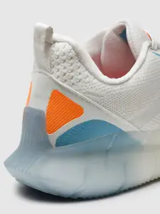 ASIAN Men White Mesh Running Non-Marking Shoes