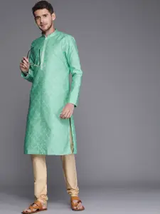 Manyavar Men Thread Work Kurta with Pyjamas