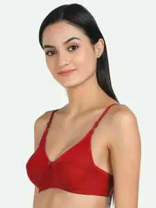 AROUSY Red Solid Non Padded Bra RCUP-BRA_Red_30-Red