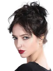 Yellow Chimes Set of 15 Non-Piercing Stainless Steel Nose Rings