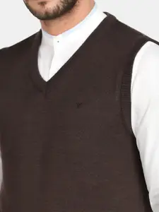 Blackberrys Men Brown Sweater Vest