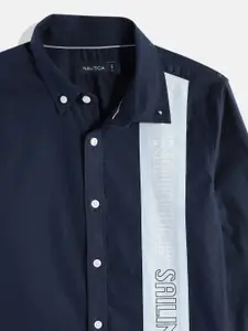 Nautica Boys Printed Casual Shirt