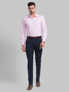 Park Avenue Men Pink Slim Fit Organic Cotton Formal Shirt