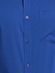Park Avenue Men Blue Solid Formal Shirt