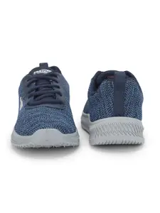 Liberty Women Blue Mesh Running Non-Marking Shoes