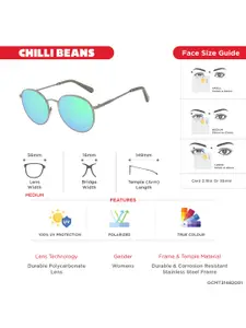 Chilli Beans Women Round Sunglasses with UV Protected Lens-OCMT31482001