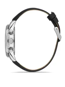 Daniel Klein Exclusive Men Black Dial & Leather Straps Analogue Watch DK.1.13314-2_OR