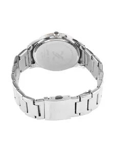 Daniel Klein D-Two Men White Dial & Silver Toned Straps Analogue Watch DK.1.13308-3_OR
