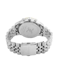 Daniel Klein Exclusive Men Silver-Toned Dial & Strap Analogue Watch DK.1.13288-4_OR
