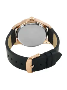 Daniel Klein Premium Men Black Dial & Leather Strap Analogue Watch DK.1.13296-4_OR