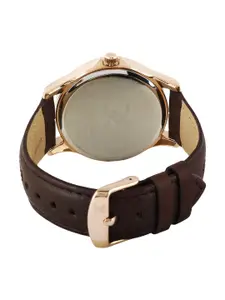 Daniel Klein Premium Men Grey Dial & Brown Leather Strap Analogue Watch DK 1 13297-4_OR