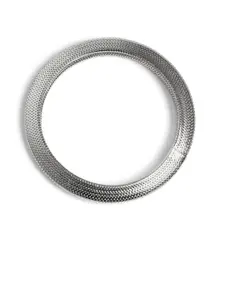 Golden Peacock Set of 17 Silver-Plated & Toned Oxidized Bangles