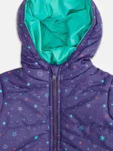 Pantaloons Baby Boys Navy Blue Padded Jacket