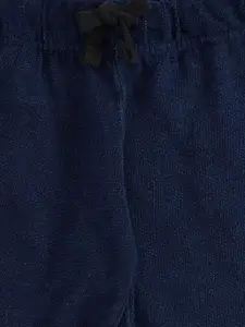 Pantaloons Junior Boys Blue Solid Shorts