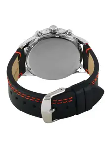 Daniel Klein Exclusive Men Black Dial & Leather Strap Analogue Watch DK.1.13278-1_OR