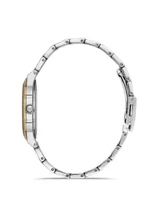 Daniel Klein Premium Women Silver-Toned Dial & Strap Analogue Watch DK.1.13215-3