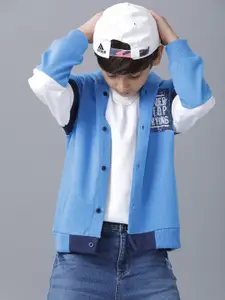 UNDER FOURTEEN ONLY Boys Colourblocked Hooded Sweatshirt