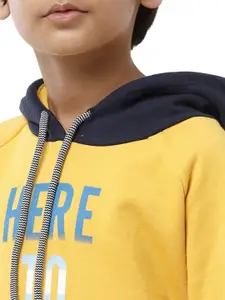 UNDER FOURTEEN ONLY Boys Printed Hooded Sweatshirt