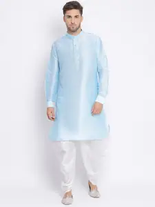 Hangup Men Floral Printed Kurta with Pyjamas