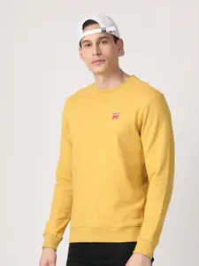 Wrangler Men Round Neck Long Sleeves Sweatshirt