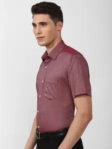 Van Heusen Men Cotton Solid Regular Fit Formal Shirt