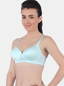 Dazzle Blue Lightly Padded Seamless Bra DB193aqua32D