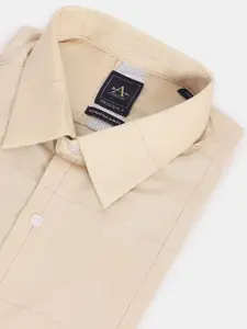 Arrow Men Spread Collar Pure Cotton Roll Up Sleeves Slim Fit Casual Shirt