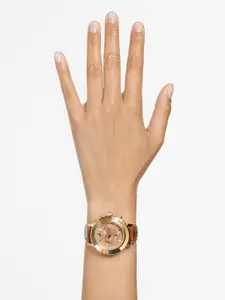 SWAROVSKI Women OCTEA LUX CHRONO:LS BRO/LCTO/PGO  Straps Watch 5632260
