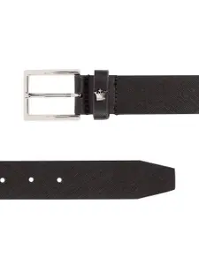 Louis Philippe Men Black Leather Belt