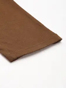 Roadster Men Brown Solid Track Pants