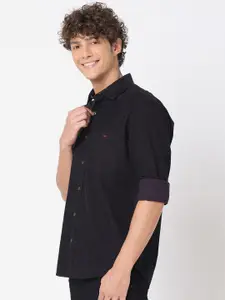 Mufti Men Plus Size Classic Slim Fit Checked Pure Cotton Casual Shirt