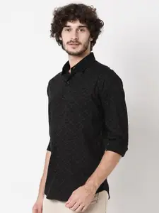 Mufti Men Classic Slim Fit Printed Casual Shirt