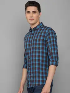 Allen Solly Men Slim Fit Tartan Checked Pure Cotton Casual Shirt