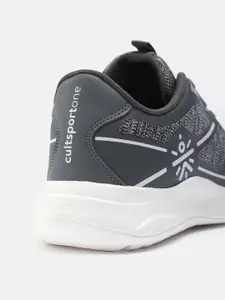 CULT Men Grey Mesh Running Shoes
