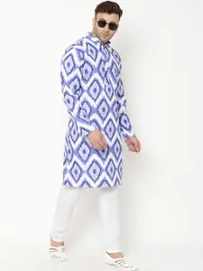 hangup trend Men Printed Kurta with Pyjamas