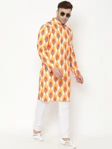 hangup trend Men Printed Kurta with Pyjamas